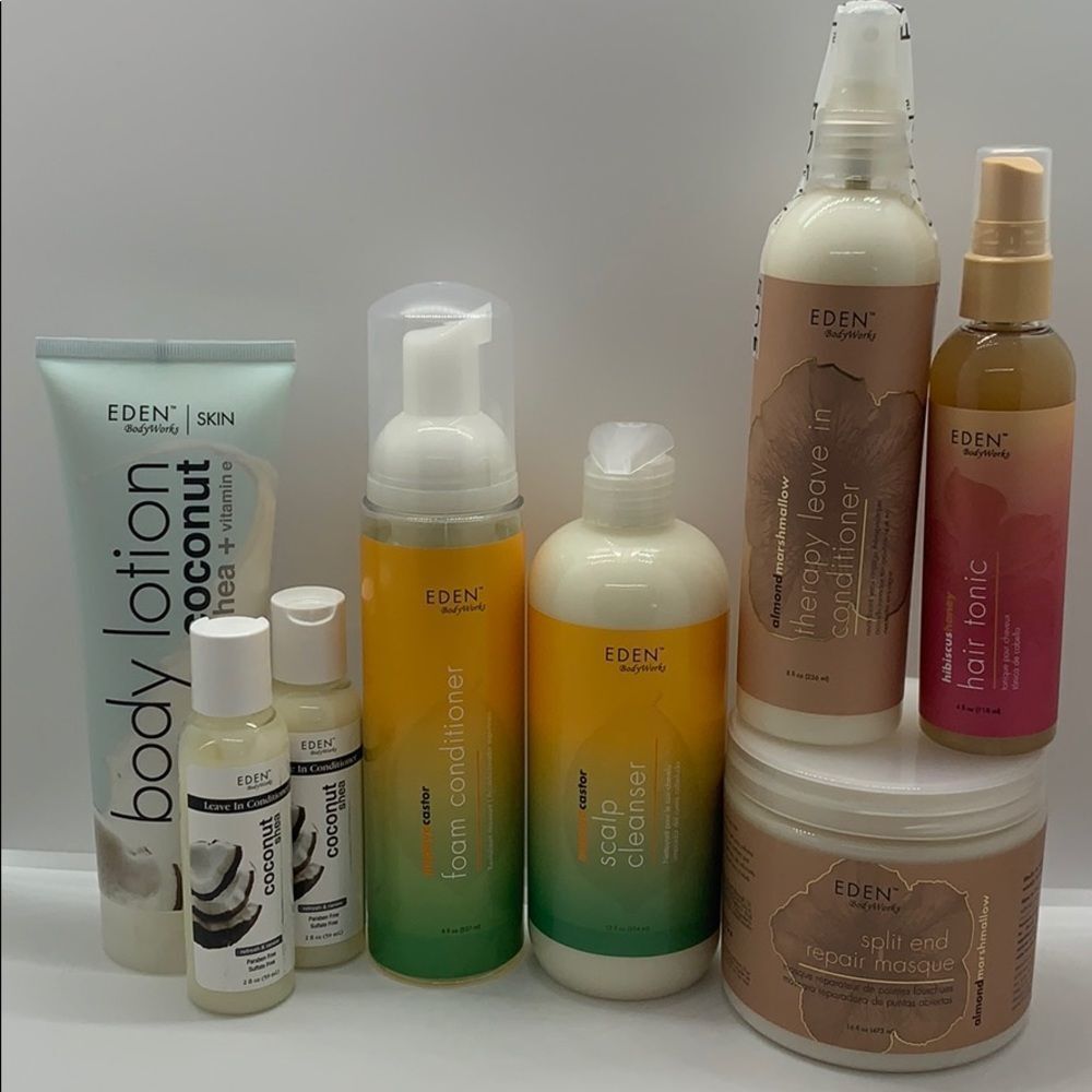 NWT EDEN Bodyworks Complete Hair Collection